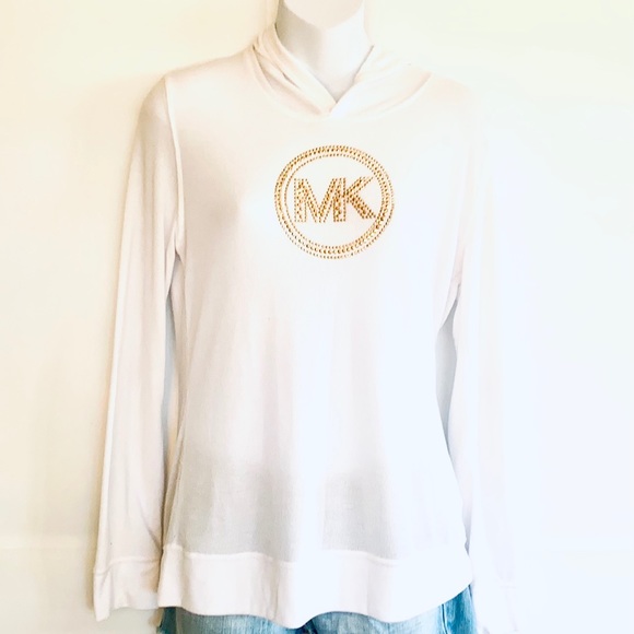 MICHAEL KORS LONG SLEEVE SHIRT WITH HOODIE - Picture 5 of 8